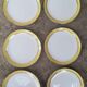 Lot de 6 assiettes Biarritz
