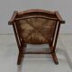 Chaise à langer paillée en merisier, époque directoire - 1ère partie du xixe