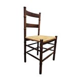 2 chaises en osier Art Déco / École d'Amsterdam / Jac Levee / milieu du siècle