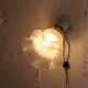 Old wall mural support porcelain tulip glass