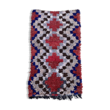 Moroccan carpet Boucherouite colored - 98 x 170 cm