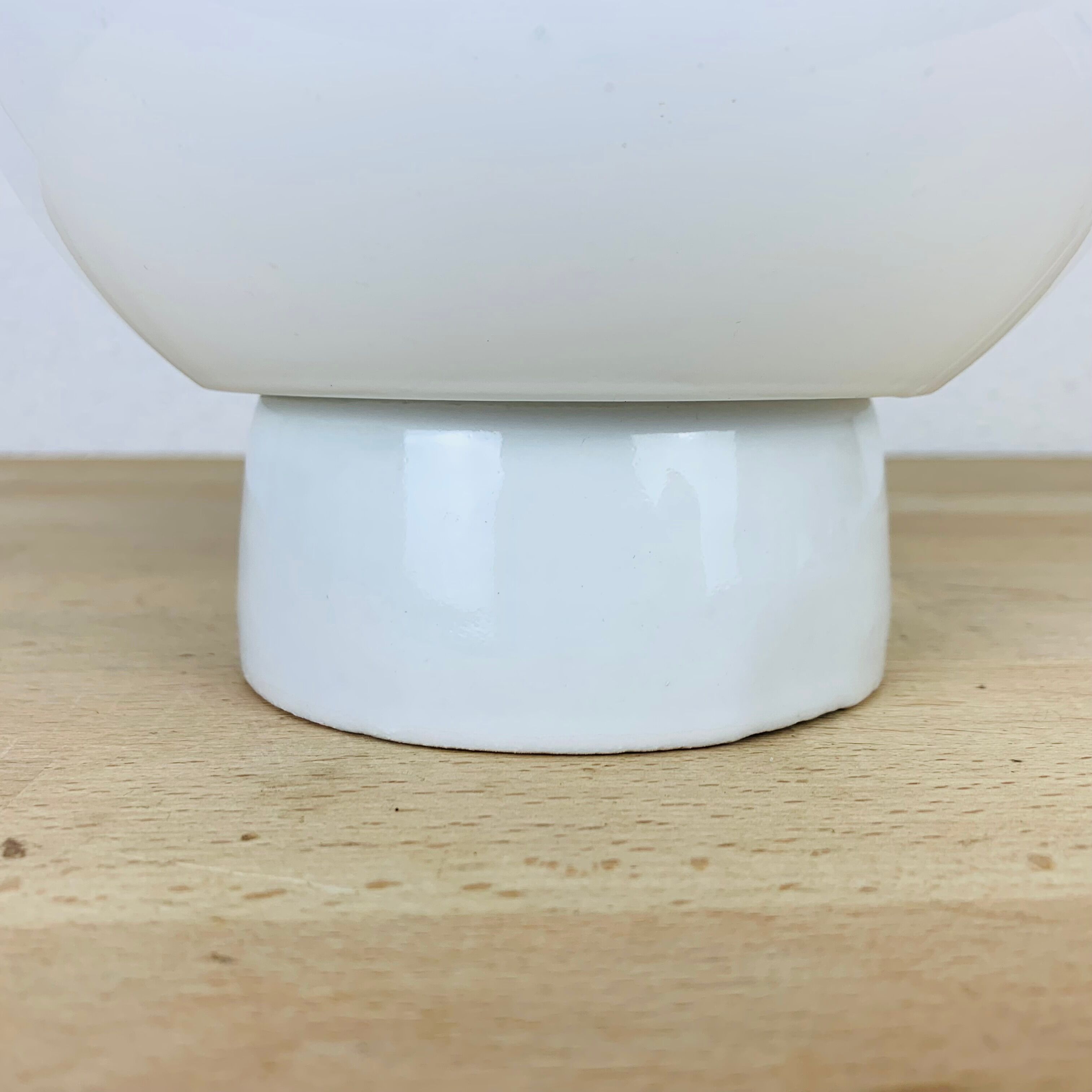 Opaline globe wall lamp and ceiling ceramic lamp