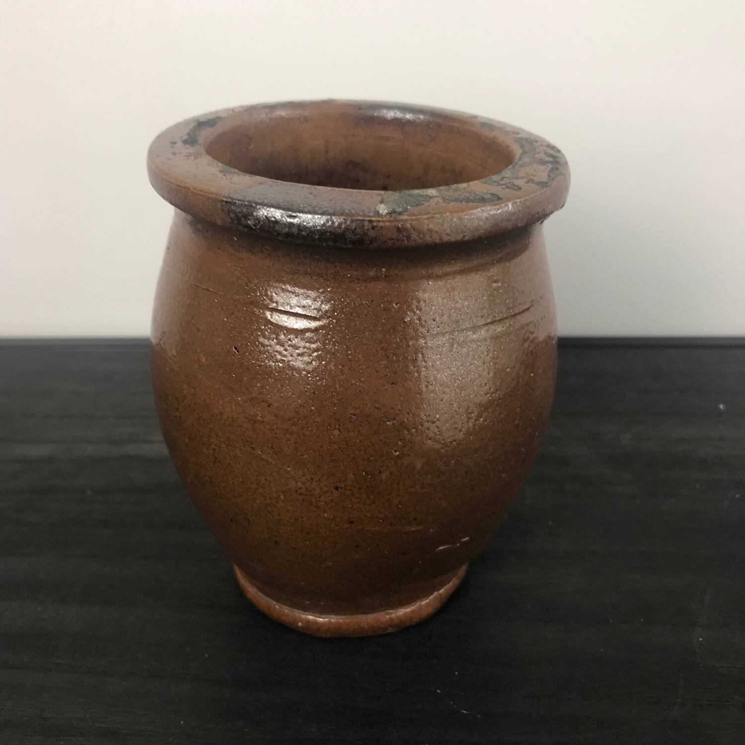 Vintage Brown Stoneware Pot/Pitcher