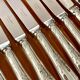 Christofle marly 12 marly knives 19.5 cm superb condition