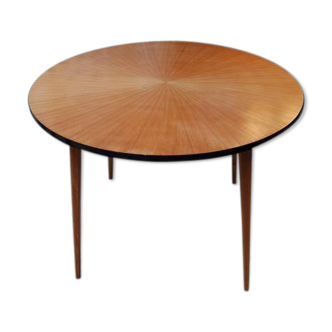 Sun marquetry table