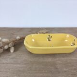Yellow ceramic butter maker