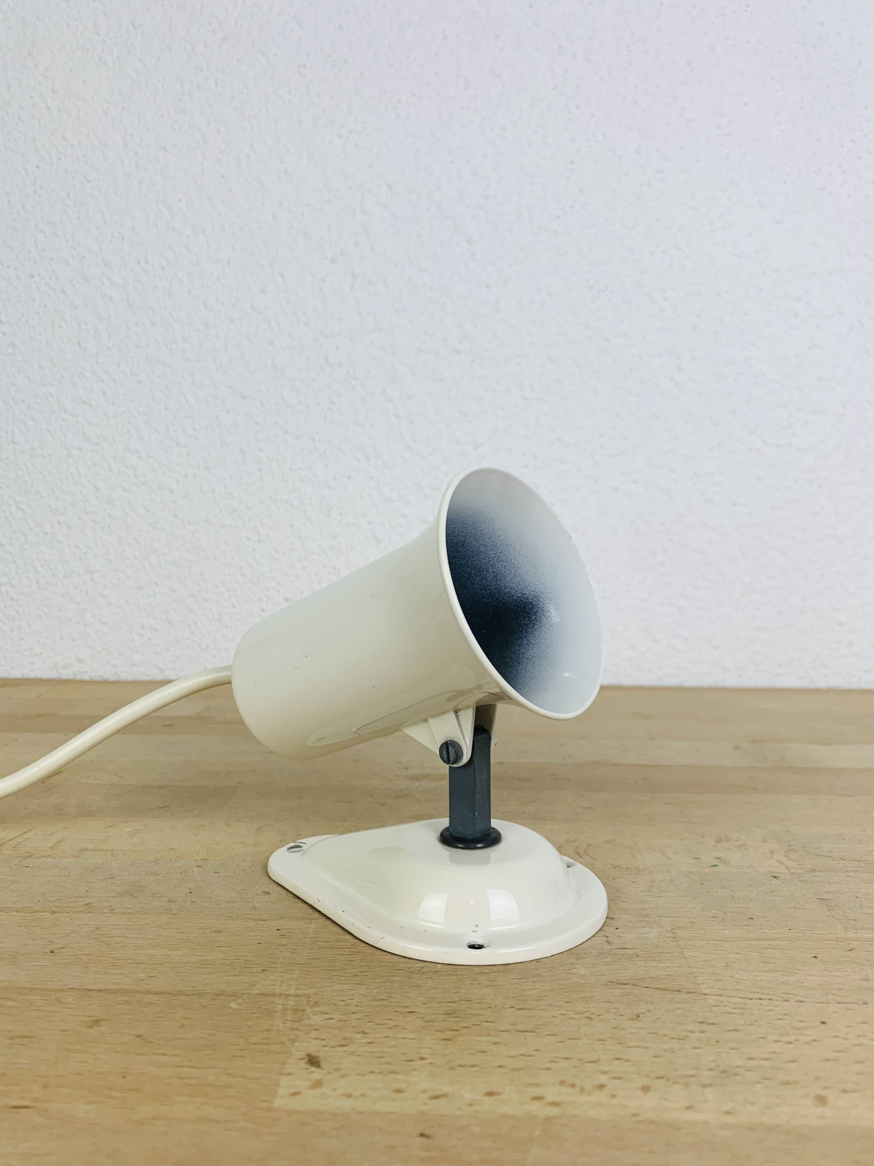 Lita vintage white metal spotlight wall light