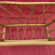 Vintage magazine door in rattan bamboo style
