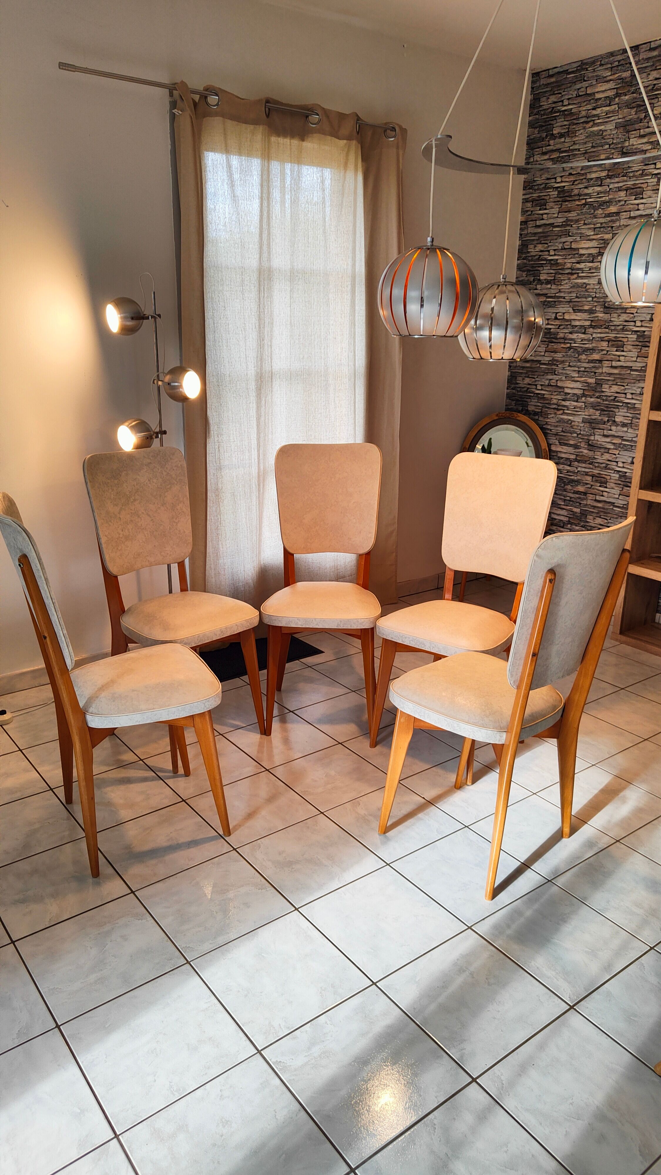 5 Scandinavian chairs 1960