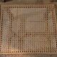 Solid wood chair seat aero-gummed canning