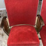 Vintage theater bench