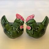 Sel et poivre poules barbotine