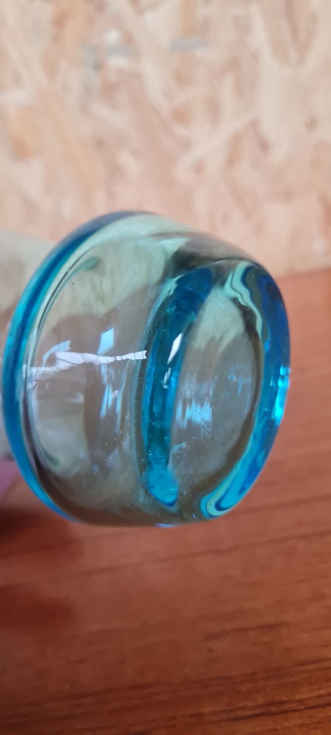 Set of 6 crystal water glasses