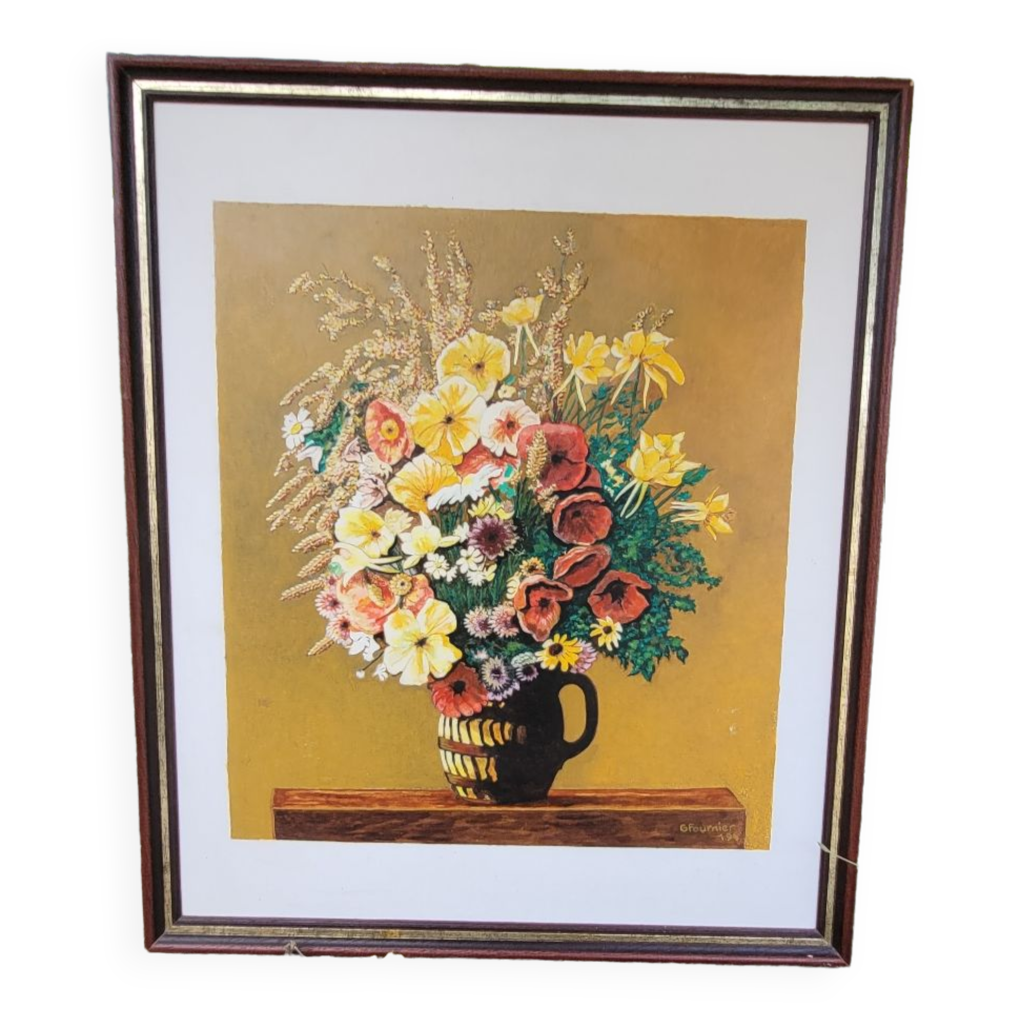 Oil painting bouquet