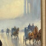 Tableau signé "Parisienne"