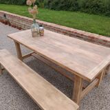 Table et bancs de ferme