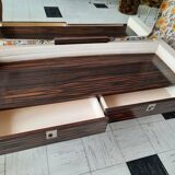 coiffeuse basse ébène de macassar