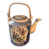 Porcelain teapot with Japanese decor