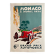 Lithograph poster "Grand Prix de Monaco 1934" Geo Ham 70x100cm 80's