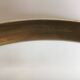 Curved wooden silver mirror