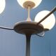 Table lamp in glass and metal by E.R. Nele for Temde, 1960s