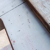 Small old garage workbench