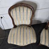 Paire de chaises style Louis XV