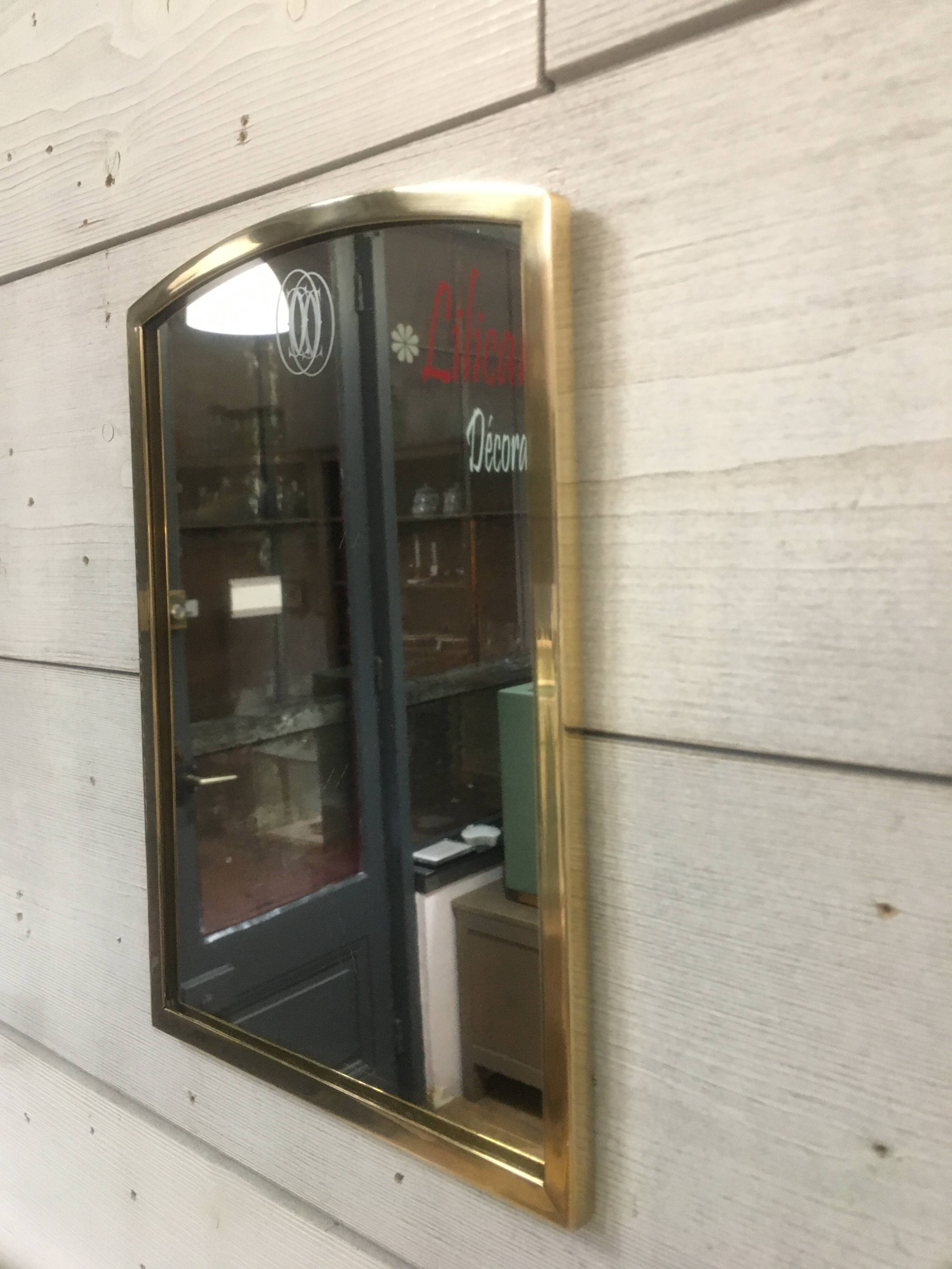 Miroir en laiton Cartier