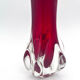 Vase Fratelli Toso Chambord Sommerso Rubis 25cm 954g Murano