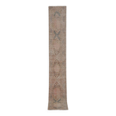 Tapis de couloir turc vintage 56x396 cm