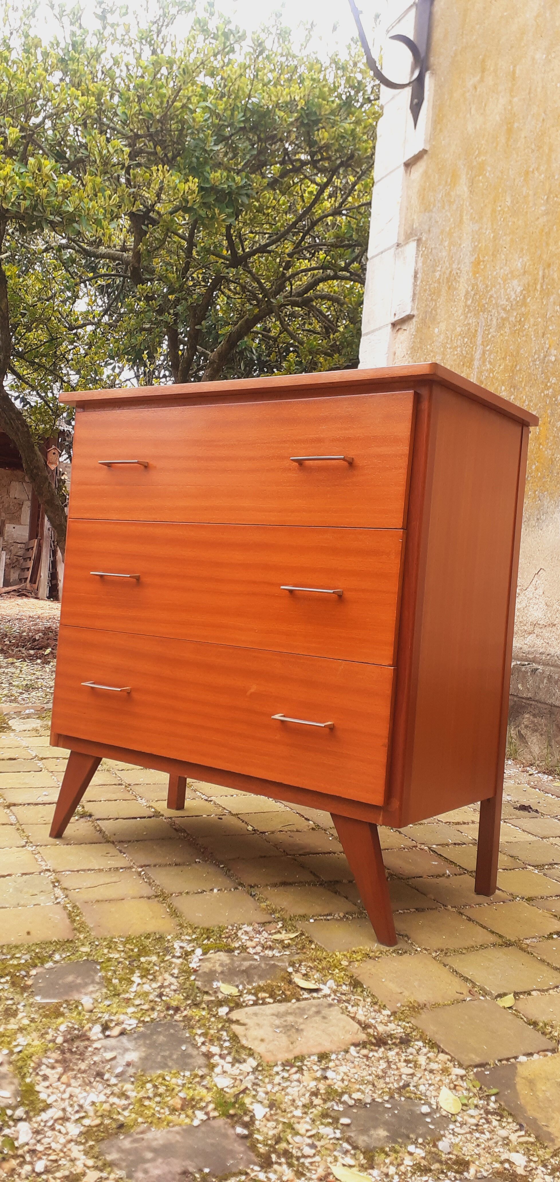 Vintage Scandinavian style dresser 60s