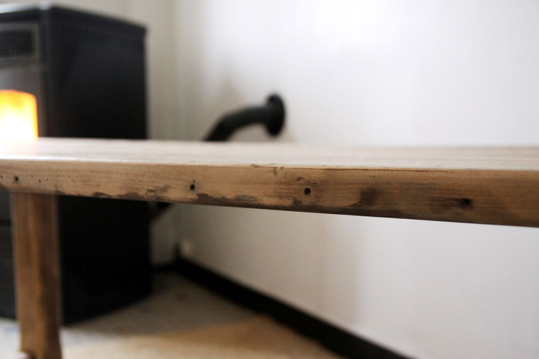 Table de ferme en bois ancienne