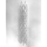 Set of Two Contemporary Shenographic "Poliedro" Murano Glass Wall Sconces