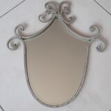 Gray metal mirror