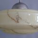 Grand plafonnier beige Art Déco - années 1930-1950