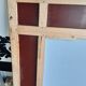 Grand miroir ancien dore circa 1950 verre biseaute cisele grave mirror mag