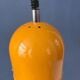 Vintage yellow Space Age suspension, Mid-Century Modern pendant lamp.