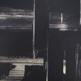 Pierre SOULAGES: Painting August 27, 1958 - Original signed poster