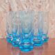 Set of 6 crystal water glasses