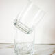 Paire de verres à whisky en verre taillé