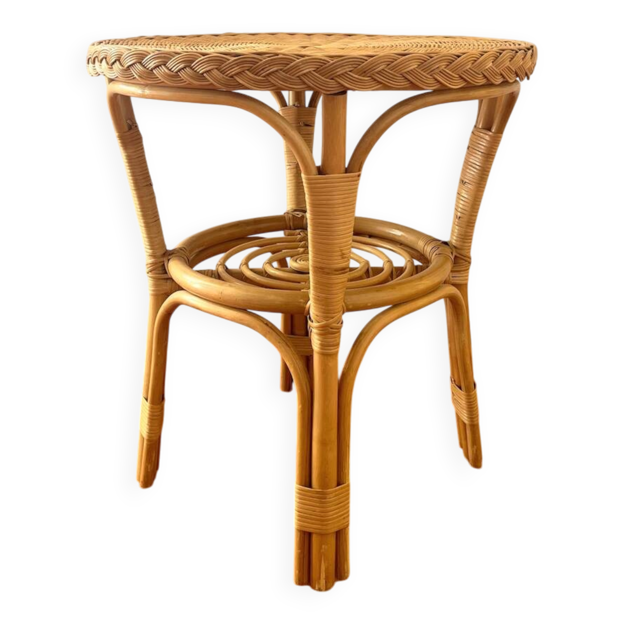 Rattan coffee table