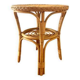 Rattan coffee table