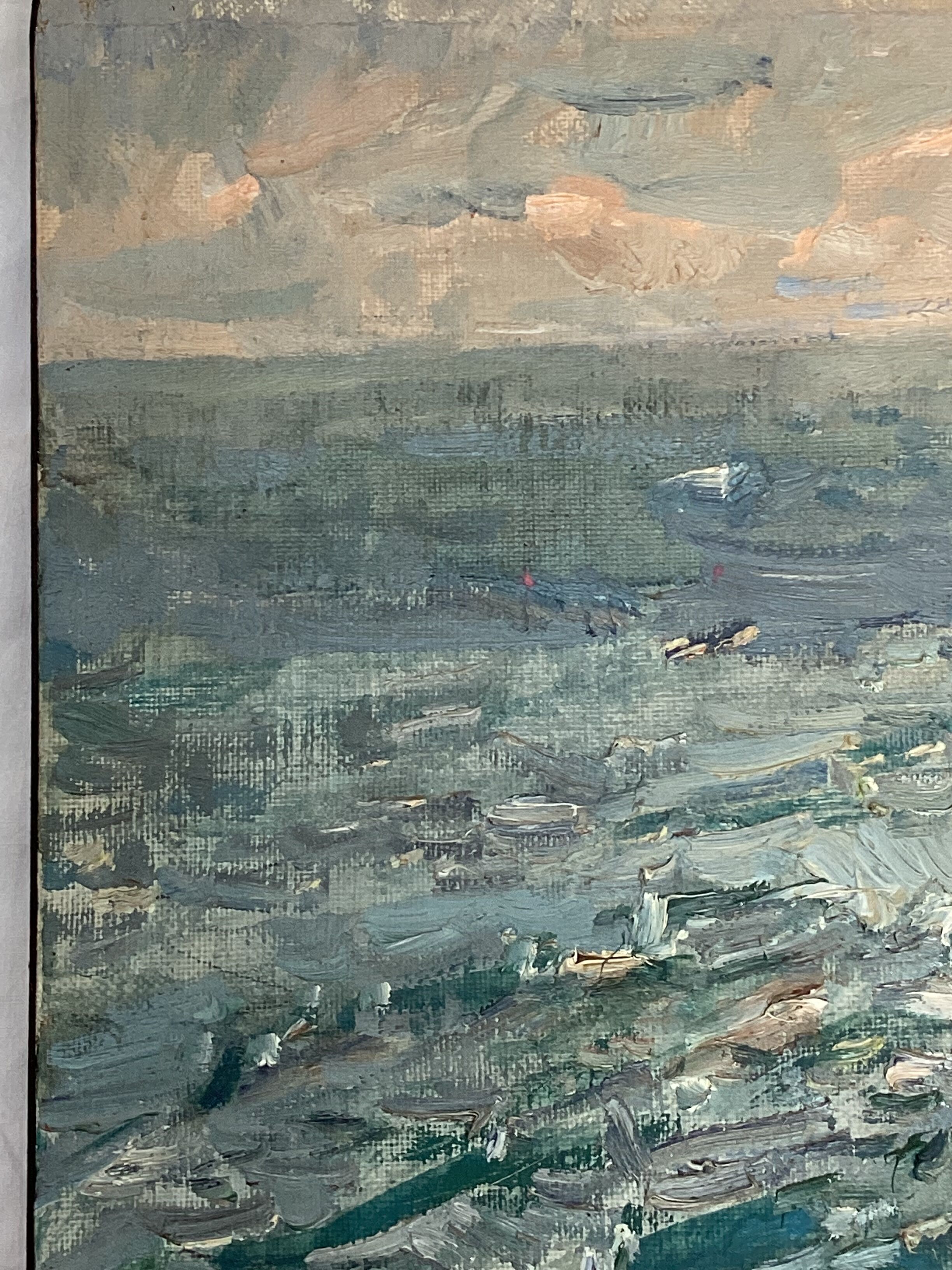 Painting by michael kokin / 1921-2009 / oil on canvas » dimension : 80x65