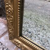 Golden mirror 103x74cm
