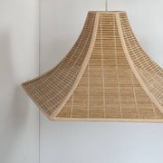 Vintage suspension, wooden slats, France, 1980.