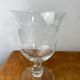 Chalice-shaped glass cup
