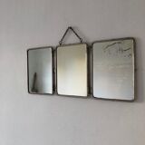 Mirror triptych barber, 1920 - 22 x 49cm