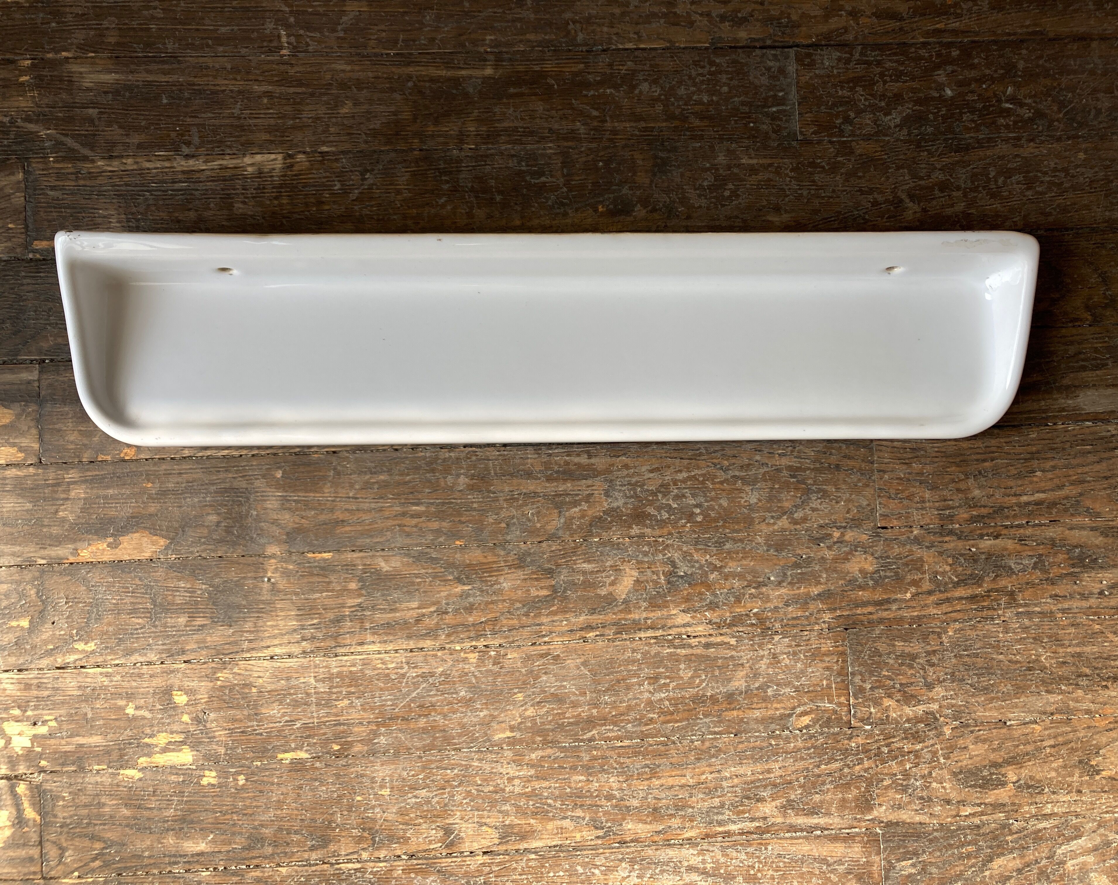 Bathroom shelf white porcelain sink shelf