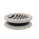Black and white marble inlays ashtray, Casigliani Italy, 1970s