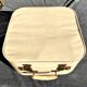 WHITE SUITCASE IN VINTAGE SKAI SQUARE OF 41 CM